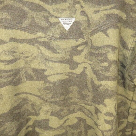 Columbia PHG Gallatin Range Wool Blend Camo Hunting Coat Jacket Men's M Medium - Picture 14 of 16